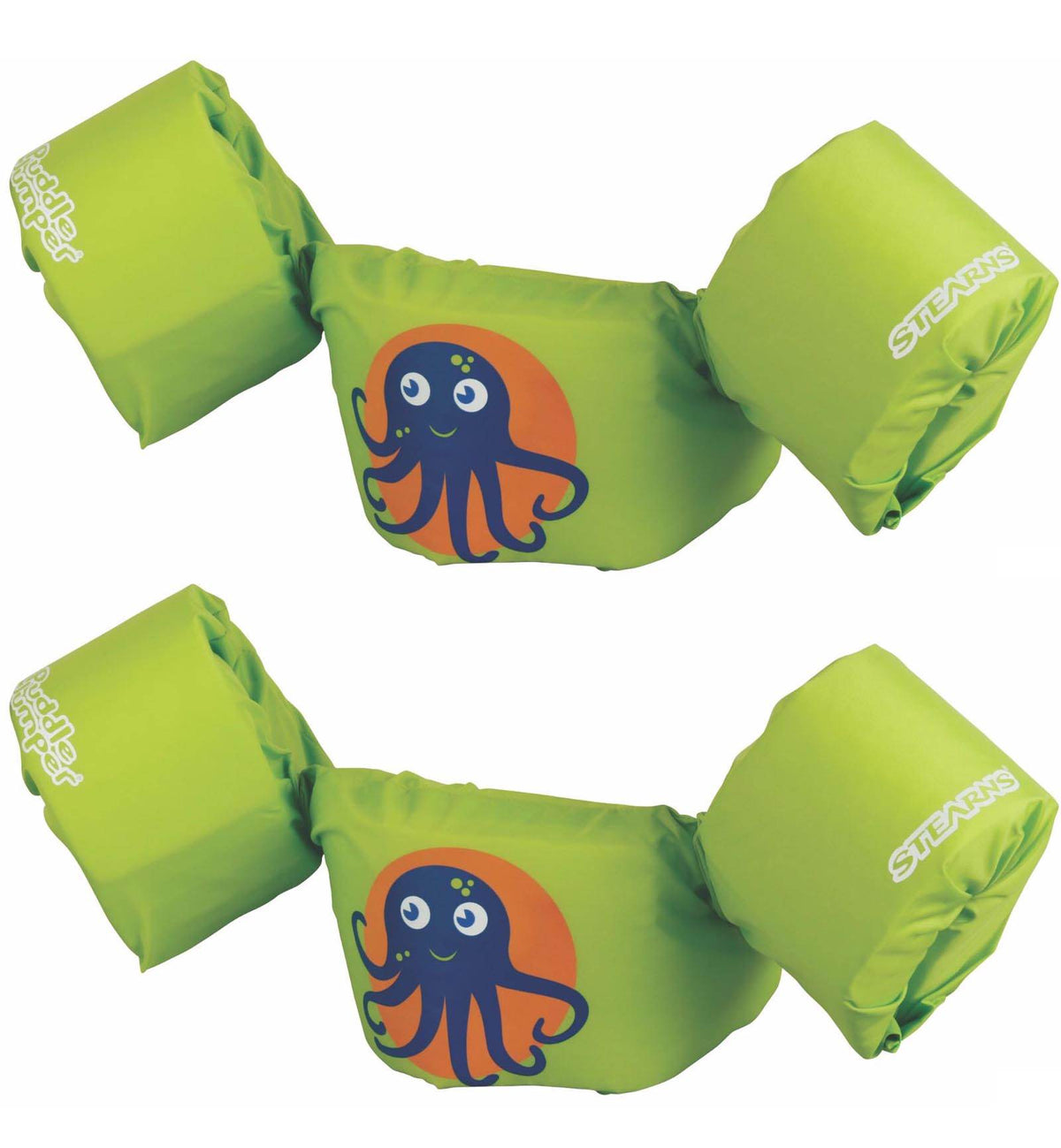 (2) COLEMAN Stearns Kids Puddle Jumper Swimming Life Jackets | Green Octopus