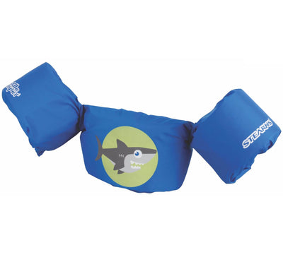 (4) COLEMAN Stearns Kids Puddle Jumper Swimming Life Jacket Vests | Blue Shark