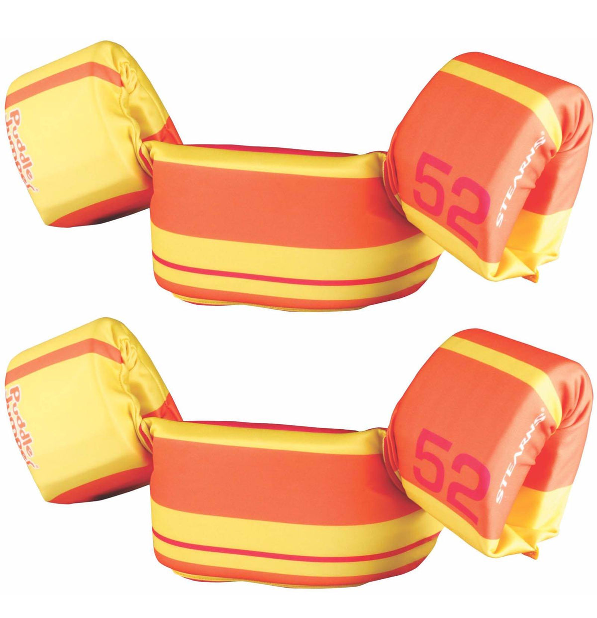 (2) COLEMAN Stearns Kids Puddle Jumper Swimming Life Jackets | Tahiti Orange