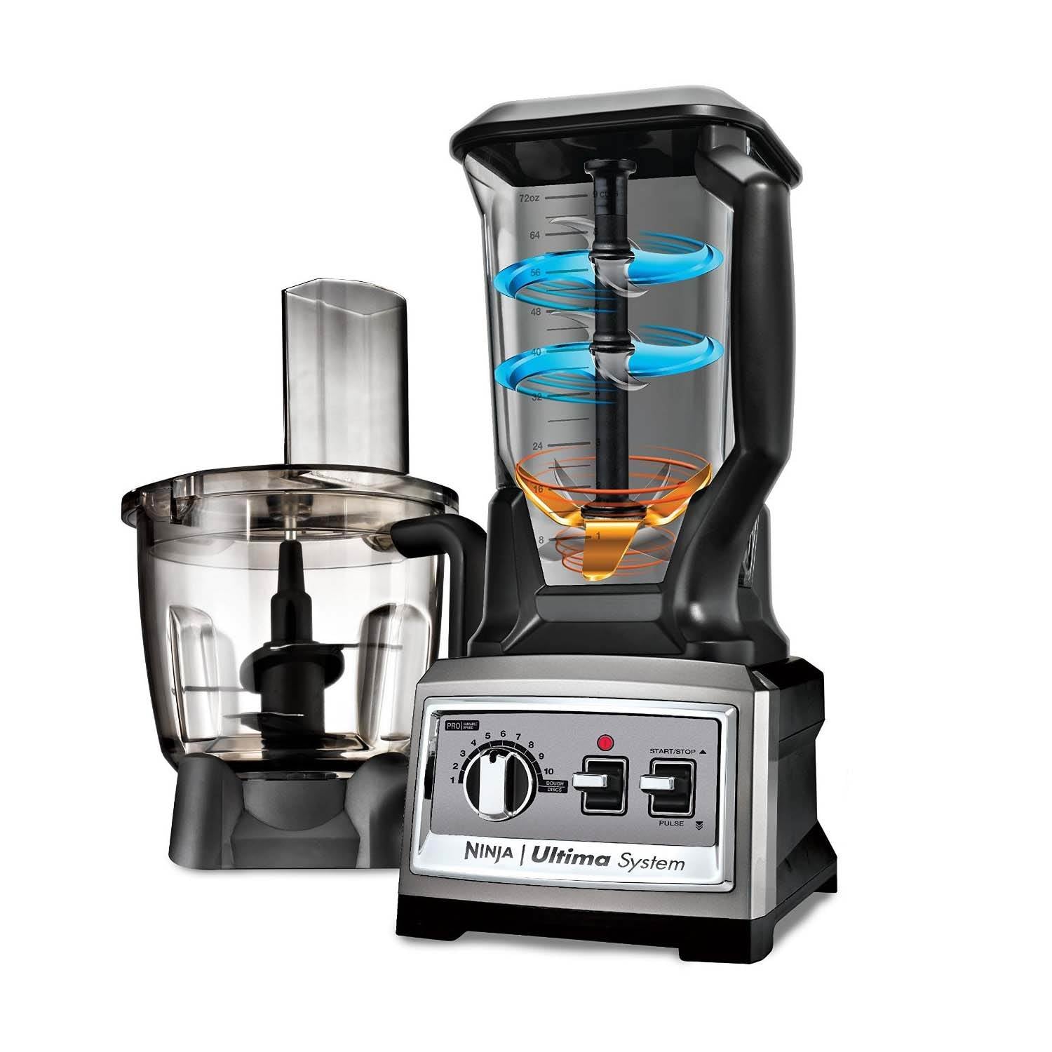 Ninja Ultima Kitchen System HP 72Oz 1500 Watt Blender Mixer Processor (Open Box)