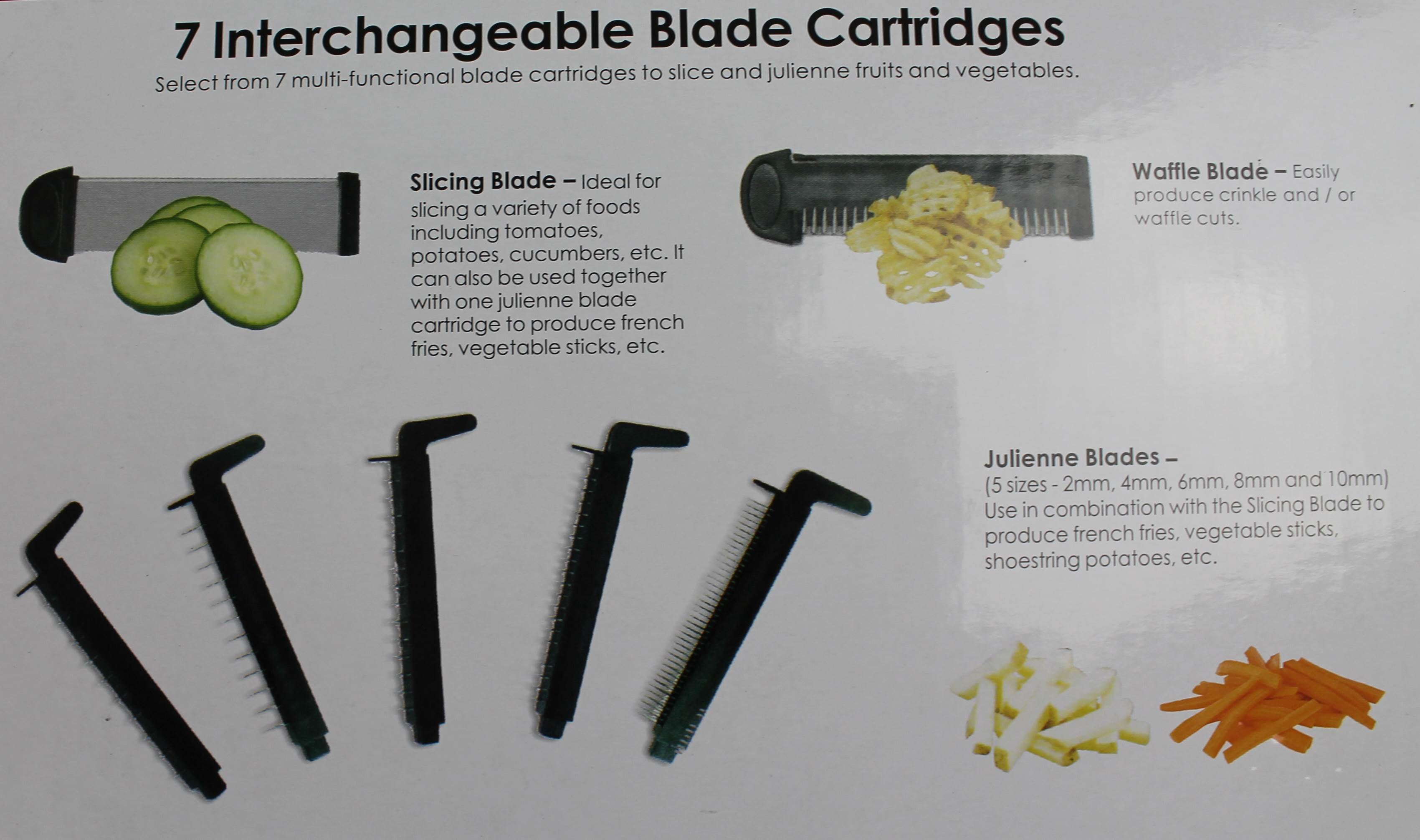 Jaccard 200421 Safe Hands Interchangeable Blade Mandolin Slicer (Used)