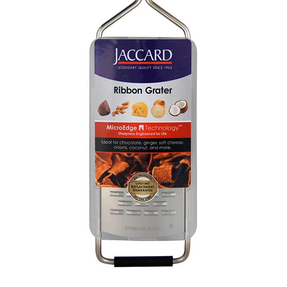 Jaccard MicroEdge Stainless Steel Ribbon Paddle Grater with Cover | 201201R