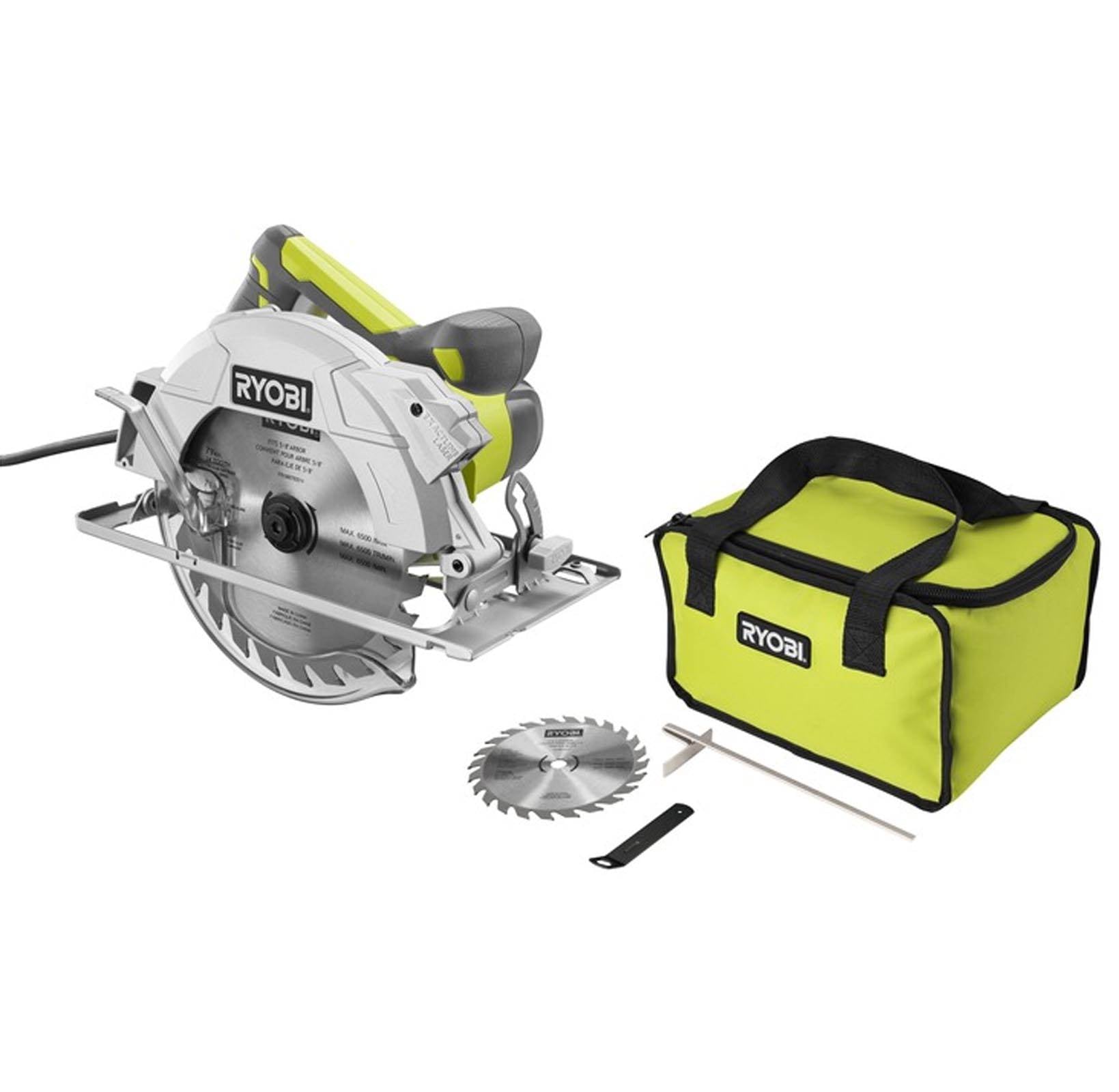 Ryobi 120V 15 Amp 7-1/4" Electric Circular Saw w/ Exactline Laser (Open Box)
