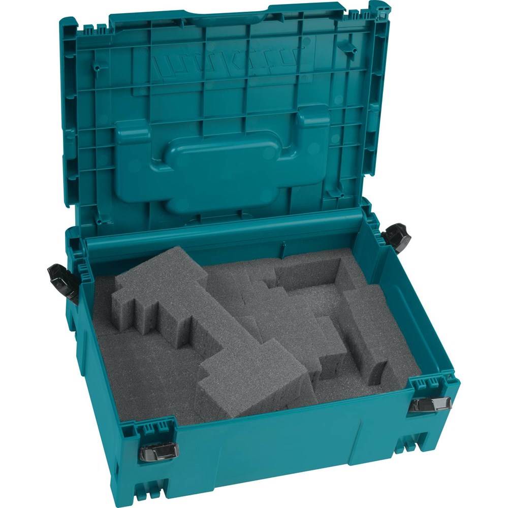 Makita Tools Med Reinforced Interlocking Stackable Tool Storage Case- Open Box