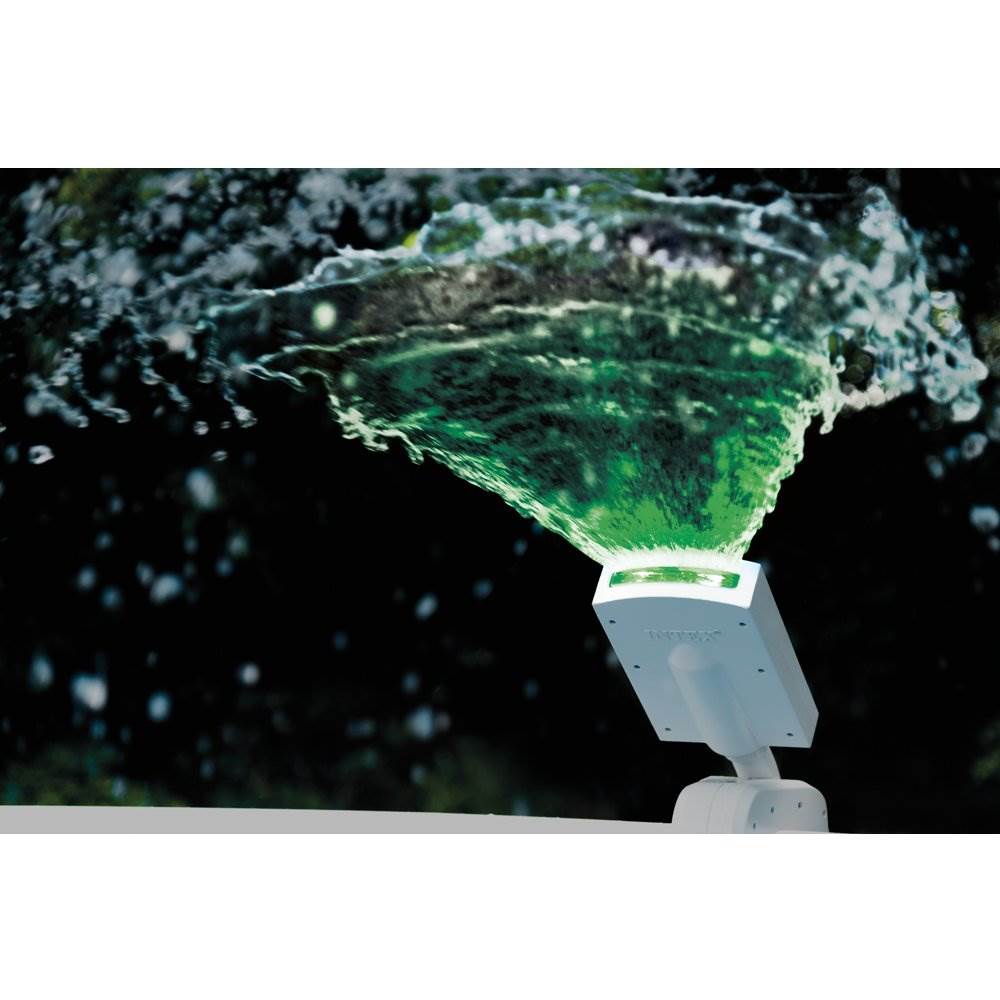 INTEX LED Pool Sprayer w/ Multi-Color Lights– Above-Ground Frame Pool (Open Box) - VMInnovations