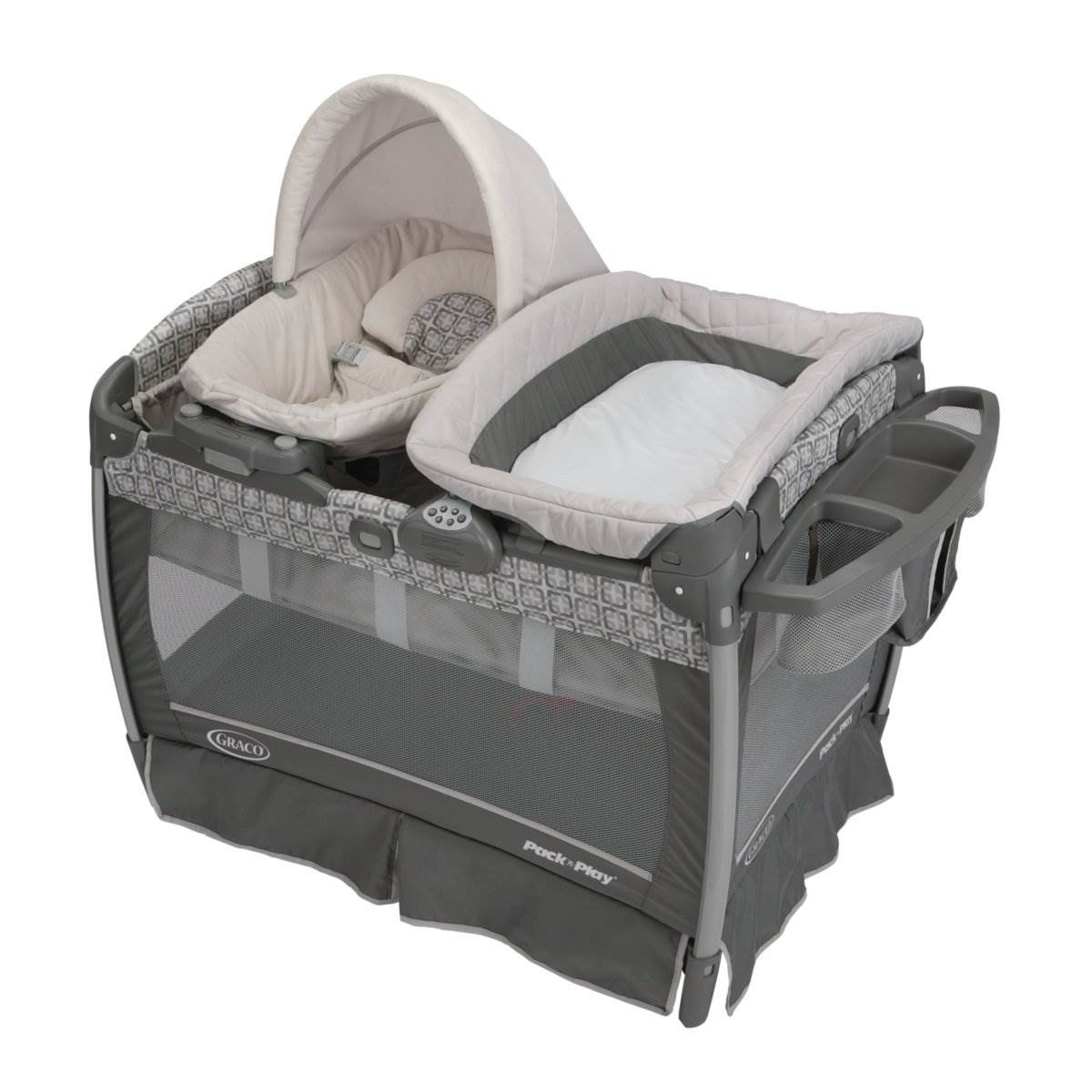 Graco Pack 'n Play Playard  with Nuzzle Nest Sway Seat, Finland (Open Box)