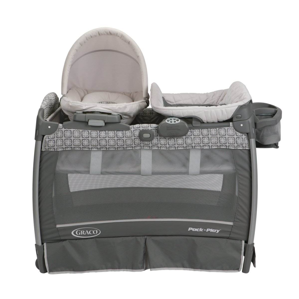Graco Pack 'n Play Playard  with Nuzzle Nest Sway Seat, Finland (Open Box)
