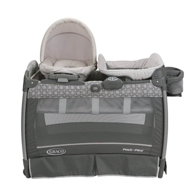 Graco Pack 'n Play Playard  with Nuzzle Nest Sway Seat, Finland (Open Box)