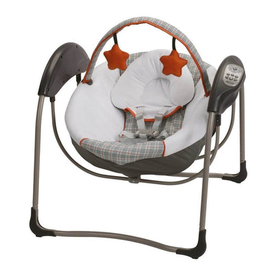 Graco Glider Petite LX Baby/Infant Swing with Mobile Toys – Milton (USED)