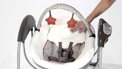 Graco Glider Petite LX Baby/Infant Swing with Mobile Toys – Milton (USED)