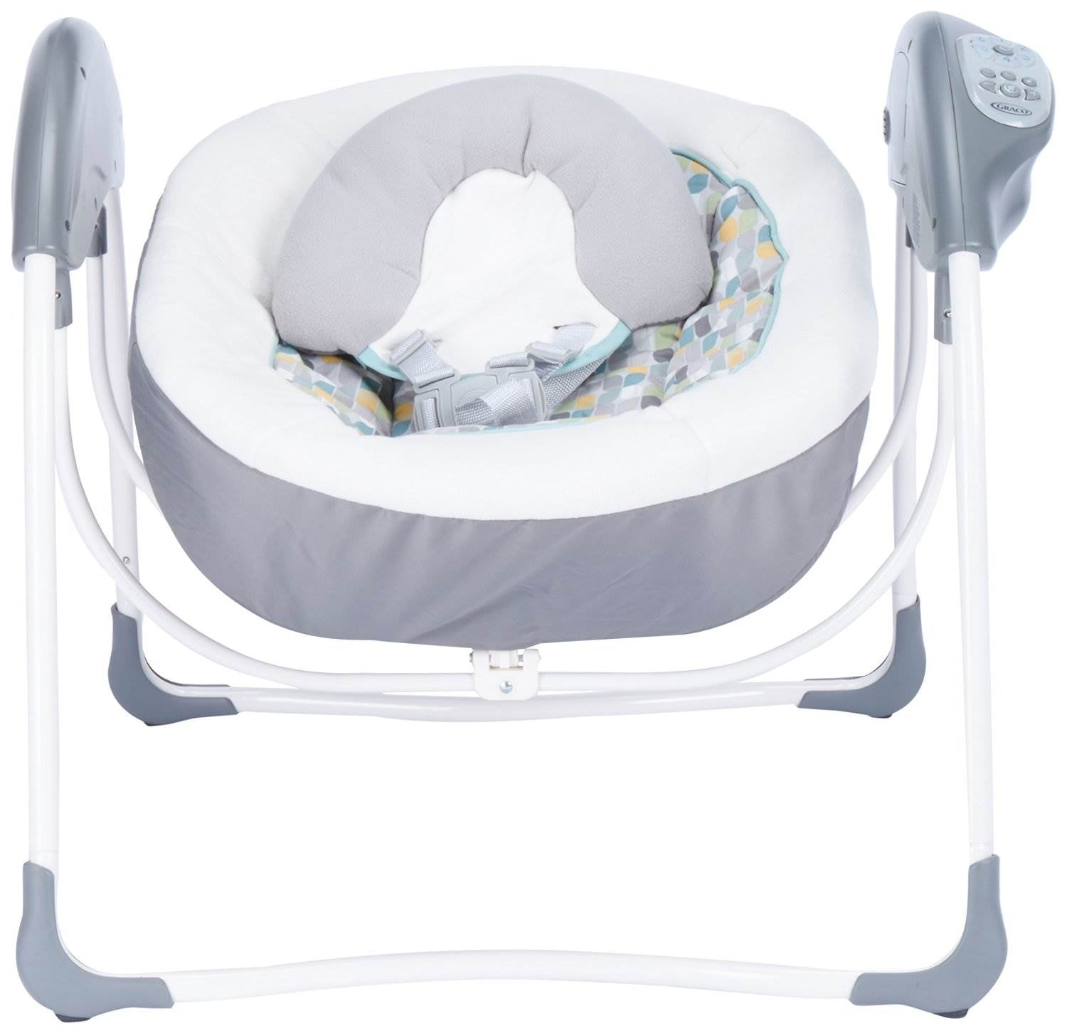 Graco Glider Petite LX Baby/Infant Swing with Mobile Toys, Botany (Open Box)