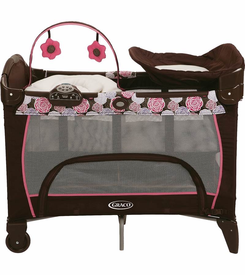 Graco Pack 'n Play Playard with Newborn Napper Station DLX, Chelle (Open Box)
