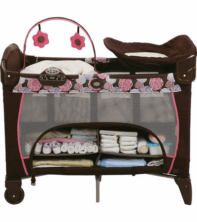 Graco Pack 'n Play Playard with Newborn Napper Station DLX, Chelle (Open Box)