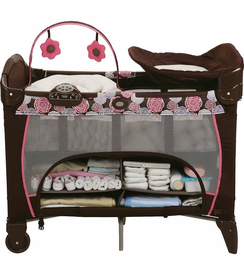 Graco Pack 'n Play Playard with Newborn Napper Station DLX, Chelle (Open Box)