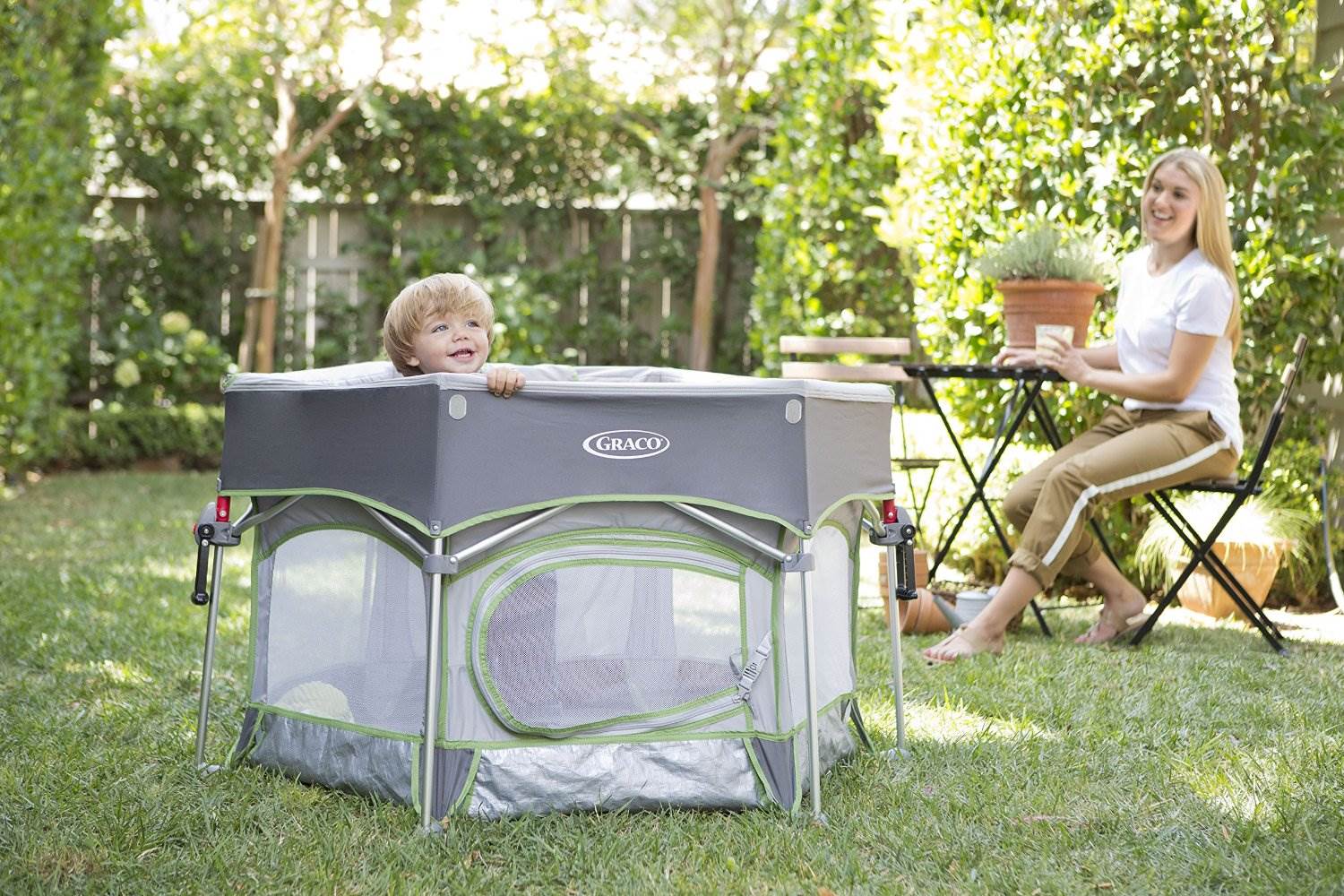 Graco Pack 'n Play Traveling Portable Outdoor Playard Sport, Parkside (Open Box)