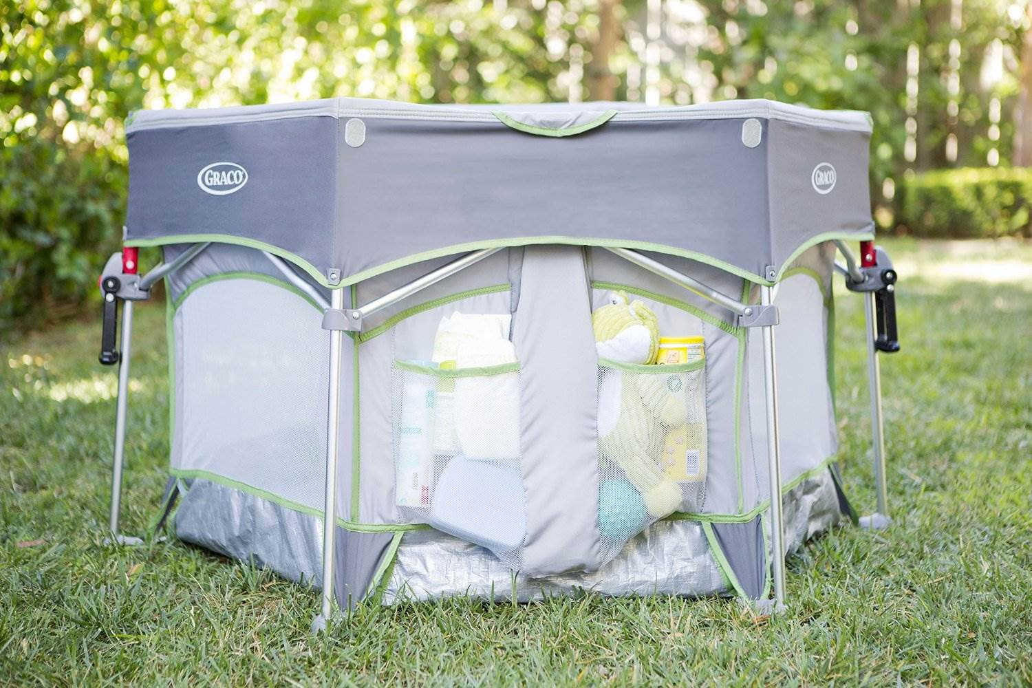 Graco Pack 'n Play Traveling Portable Outdoor Playard Sport, Parkside (Open Box)