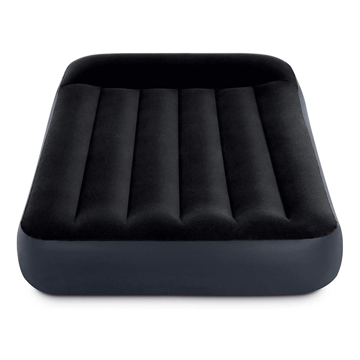 Intex Dura Pillow Rest Blow Up Mattress Air Bed Built In Pump, Twin (Open Box)