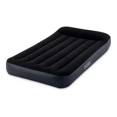 Intex Dura Pillow Rest Blow Up Mattress Air Bed Built In Pump, Twin (Open Box) - VMInnovations