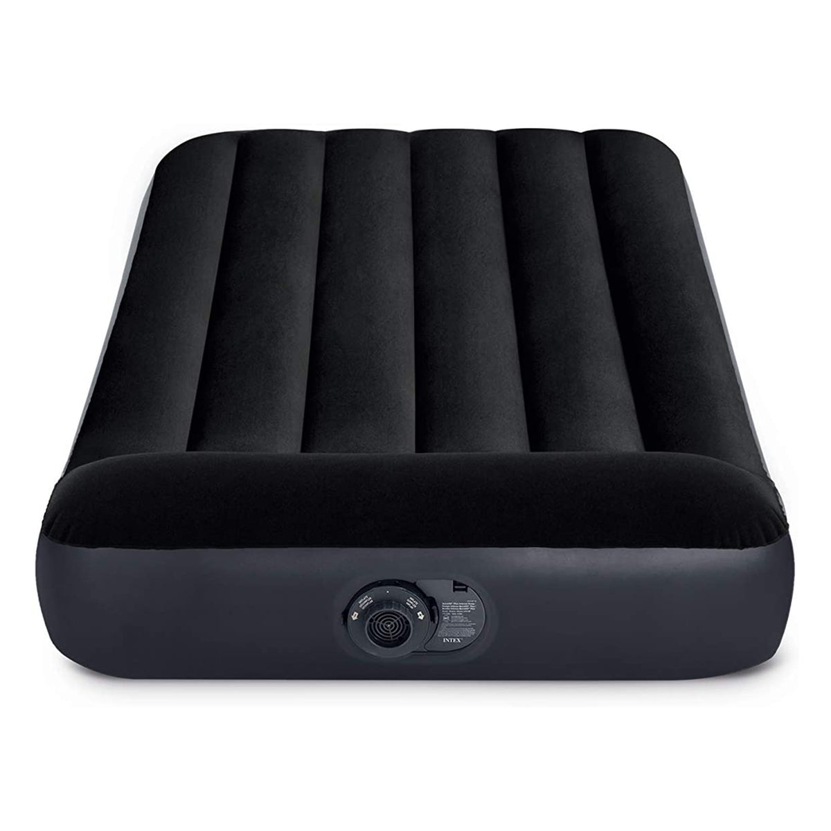 Intex Dura Pillow Rest Blow Up Mattress Air Bed Built In Pump, Twin (Open Box)