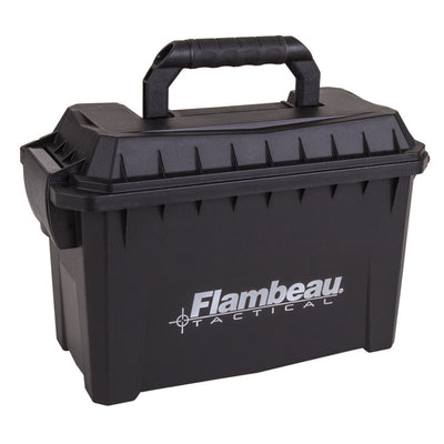 Flambeau Outdoors 6415SB Portable Waterproof Compact Ammo Can Storage, Black - VMInnovations
