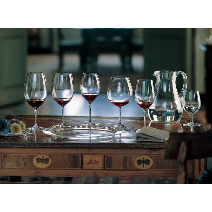 Riedel 5.6oz Vinum Champagne & Wine Flute Crystal Glass Set, 2 Pack (Open Box)