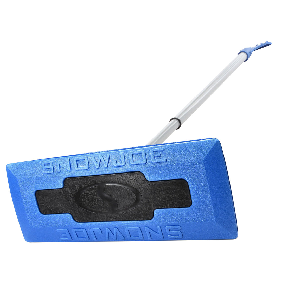 Snow Joe Windshield Ice Scraper, Car Window Snow Removal Broom, Blue (For Parts) - VMInnovations
