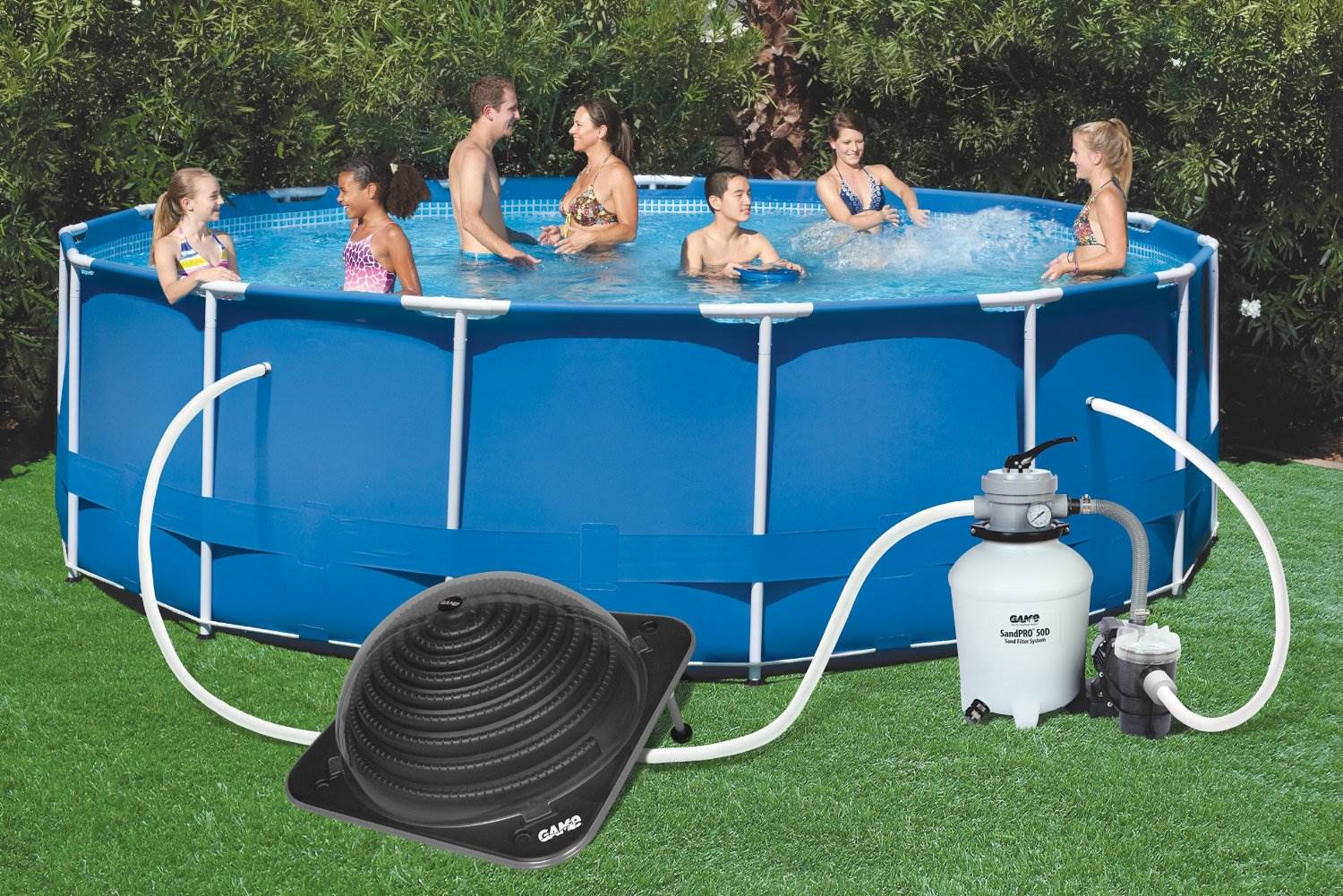 GAME SolarPRO Contour Solar Powered Dome Swimming Pool Water Heater | Used