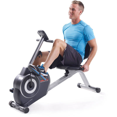 Weslo Pursuit 3.1 Recumbent Bike Personal Home Gym Workout Equipment (Open Box)