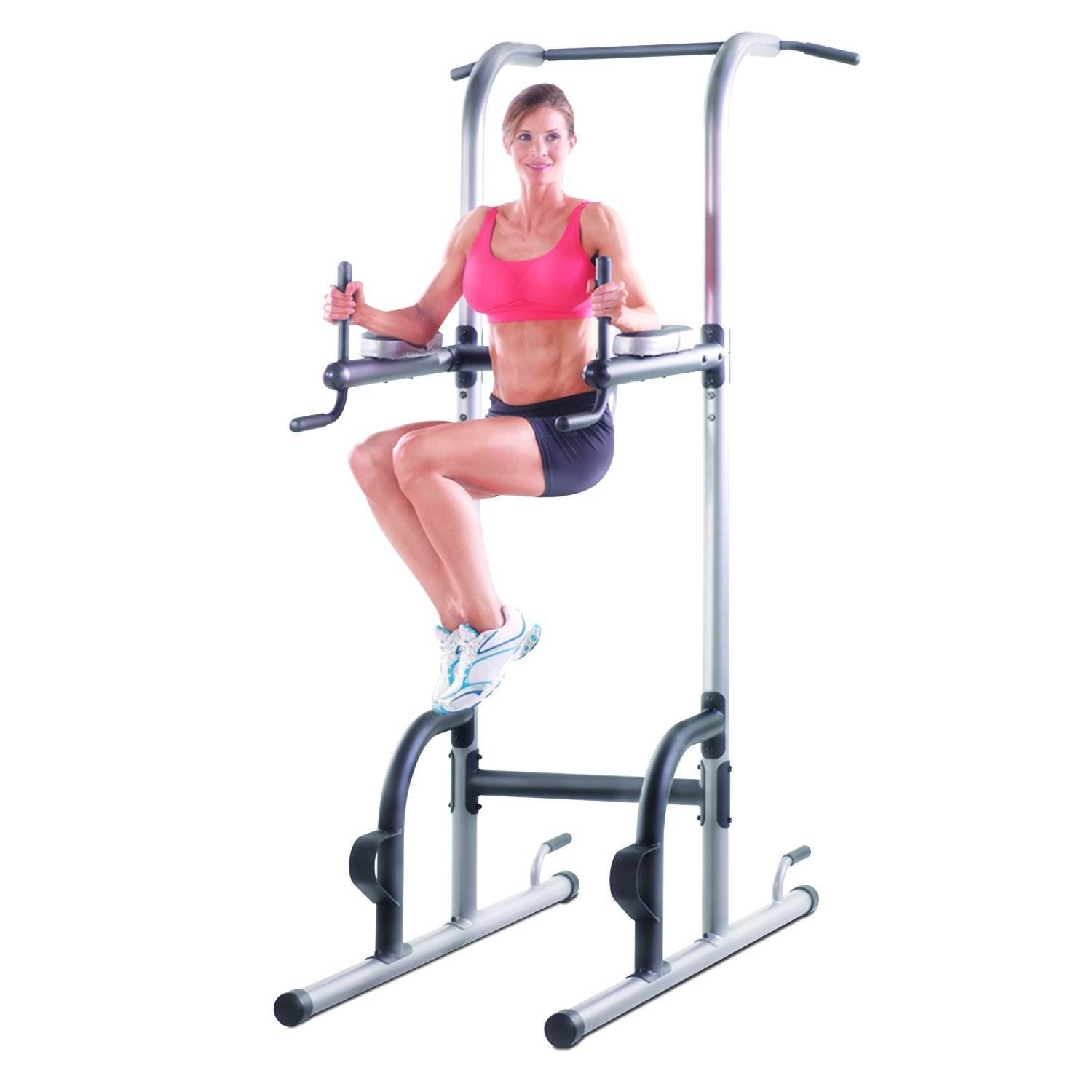 Gold's Gym XR 10.9 Power Tower Pull Up, Dip, Knee Raise and Push Up (Open Box)