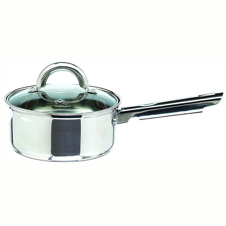 Gibson Home Abruzzo 12 Piece Stainless Steel Cookware Set, Silver (Open Box) - VMInnovations