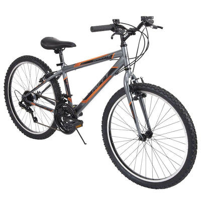 Huffy Granite 24" Steel Hardtail Frame Boy's 15 Speed Mountain Bike (Open Box)