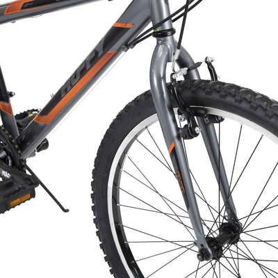 Huffy Granite 24" Steel Hardtail Frame Boy's 15 Speed Mountain Bike (Open Box)