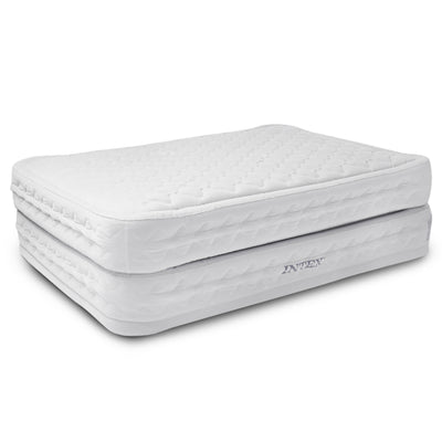 Intex Queen Supreme Air Flow Bed Raised Airbed Mattress Built-In Pump (Open Box)