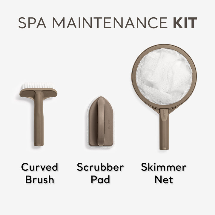 Intex PureSpa Hot Tub Maintenance Accessory Kit with Brush, Skimmer and Scrubber