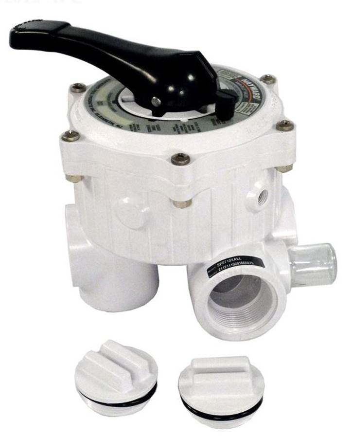 Hayward Pro Series 1-1/2" Vari-Flo Side-Mount White Control Valve | Open Box