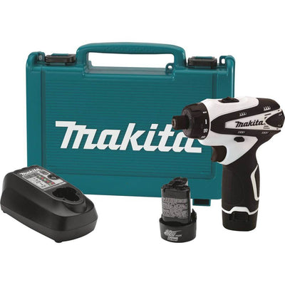 Makita FD01W 12V MAX Lithium-Ion 1/4" Hex Driver Drill Kit + 3/8" Impact Wrench