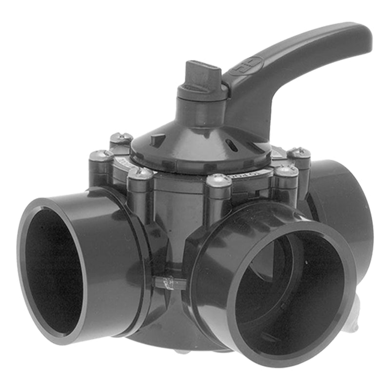 Hayward Swimming Pool 3-Way 2 x 2.5 Inch CPVC Water Diverter Valve (For Parts)