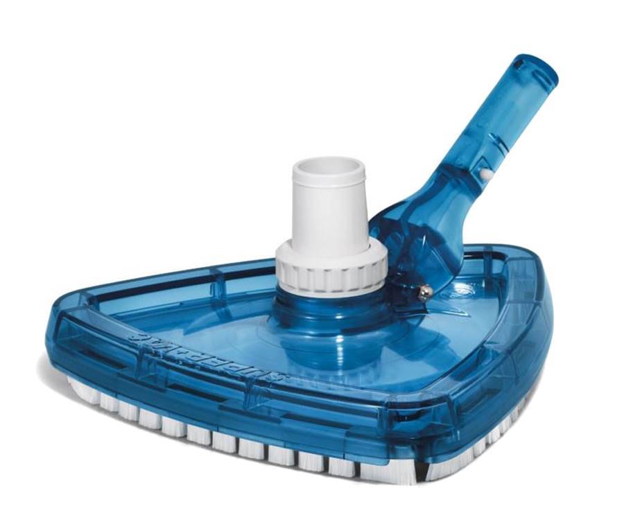 Hayward Triangular 3-Brush Pool Vac Head + 1.25" and 1.5" Connections (Used) - VMInnovations