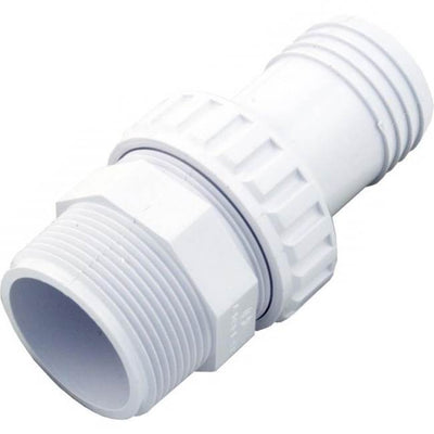 Hayward 1.5 Inch MIP x 1.5 Hose ABS Plastic Barbed Hose Fitting White (Open Box)