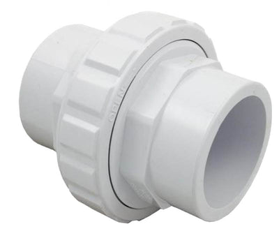 Hayward 1.5" x 2" SLIP White ABS Threaded Flush Female Socket Union (Open Box)