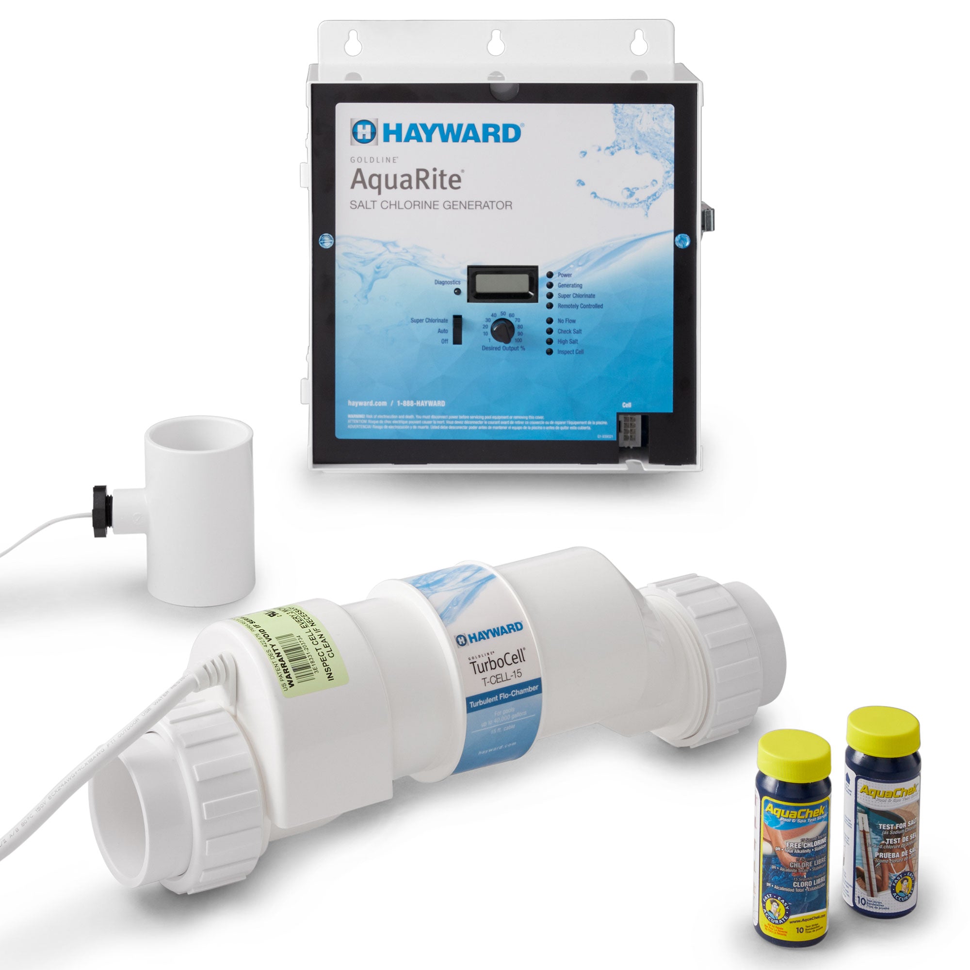 Hayward AquaRite Salt Pool Chlorinator Control Box w/ 40,000 Gal Cell (Open Box)