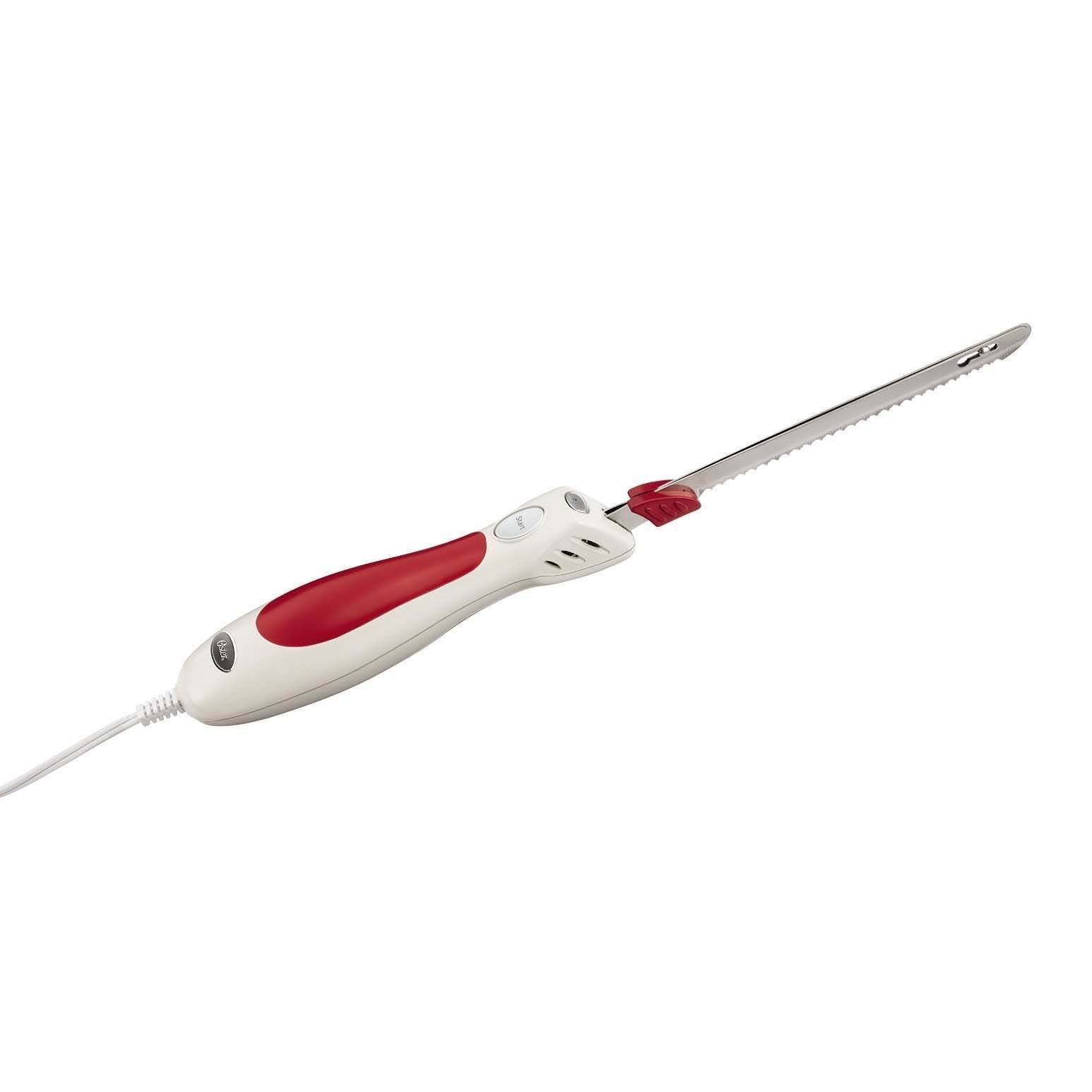Oster Accentuate Electric Knife and Case with Storage Case and Fork- Open Box