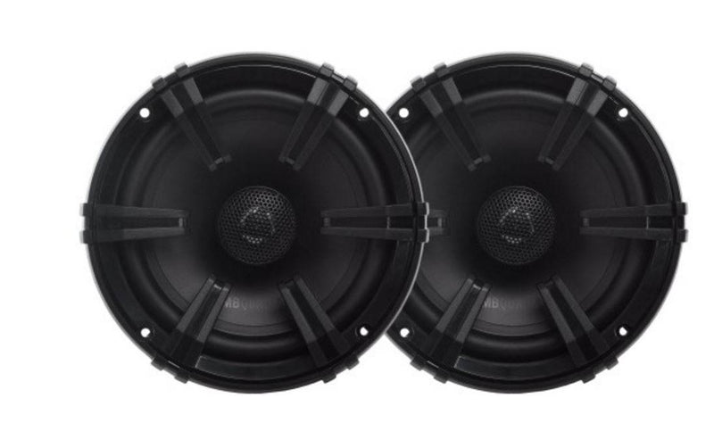 4) MB Quart DK1-116 6.5" 280 Watt Discus Black Coaxial Car Audio Speakers Four - VMInnovations