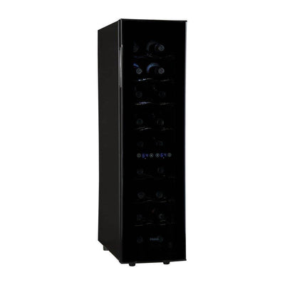Haier 18-Bottle Dual Zone Curved Glass Door Wine Cellar Fridge (Open Box)