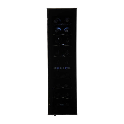 Haier 18-Bottle Dual Zone Curved Glass Door Wine Cellar Fridge (Open Box)