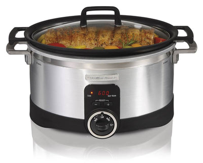 Hamilton Beach 33567 Automatic 6 Qt. Digital Stovetop Slow Cooker - Open Box