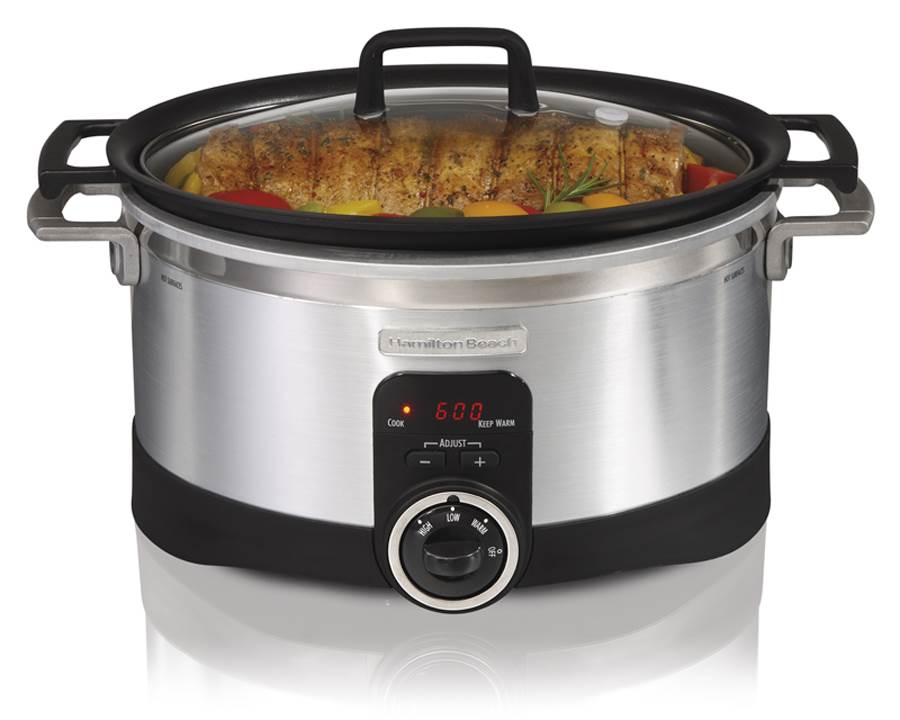Hamilton Beach 33567 Automatic 6 Qt. Digital Stovetop Slow Cooker - Open Box