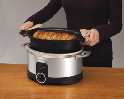 Hamilton Beach 33567 Automatic 6 Qt. Digital Stovetop Slow Cooker - Open Box