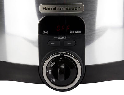 Hamilton Beach 33567 Automatic 6 Qt. Digital Stovetop Slow Cooker - Open Box