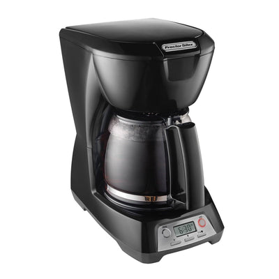 Proctor Silex 43672 Digital 12-Cup Programmable Coffee Maker, Black (Open Box)